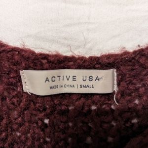 Purple women's sweater